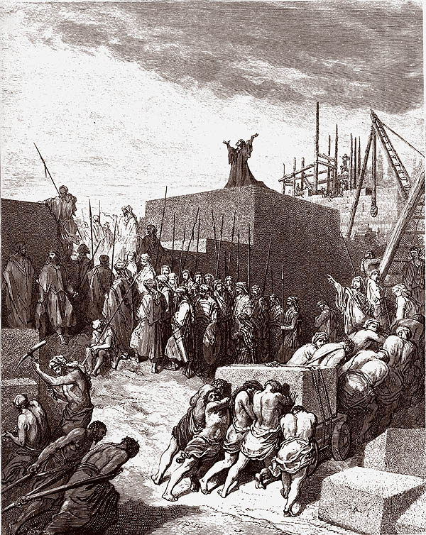 LA RICOSTRUZIONE DEL TEMPIO esdra 3,12